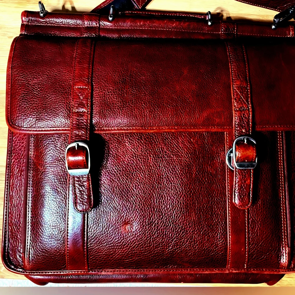 Wilson's Leather Rich Brown Men's Bag
